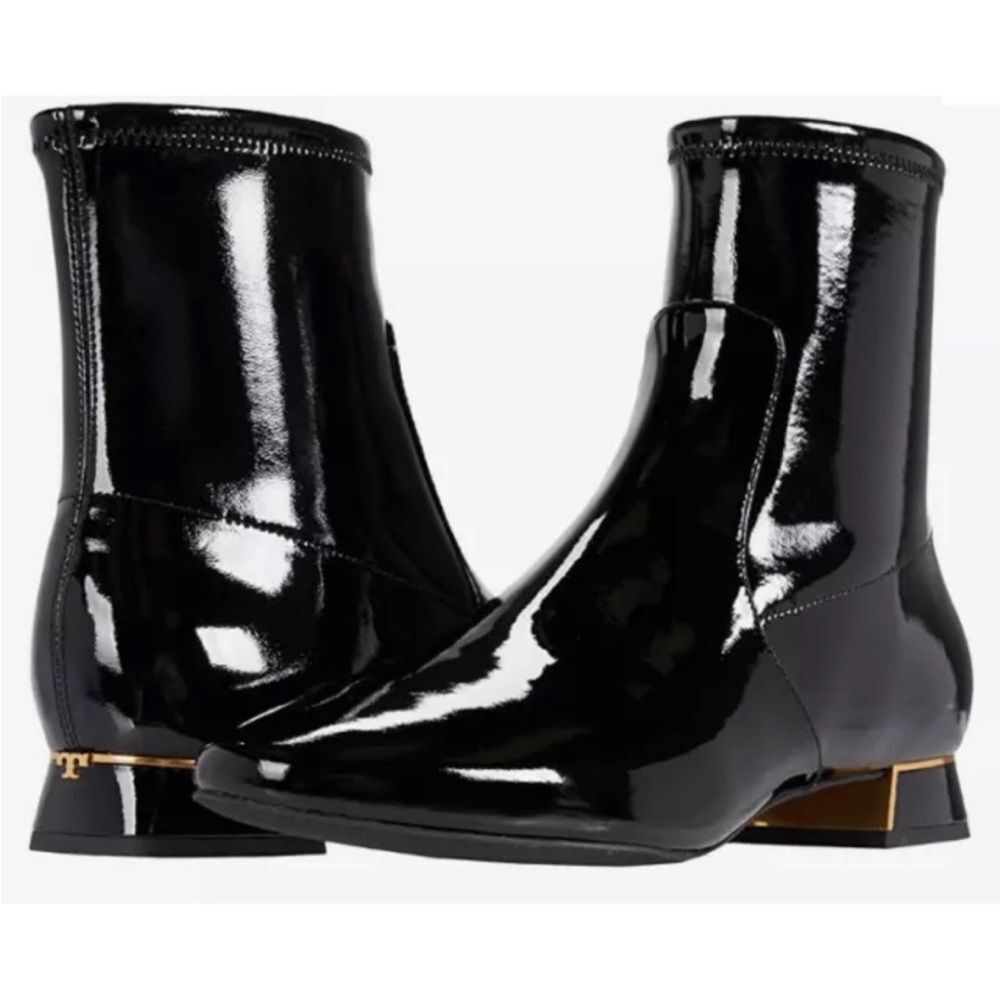 Tory Burch 20 mm Gigi Stretch Booties Ankle Boots Size 7.5 M